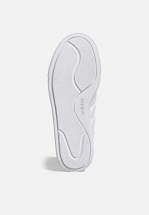 adidas Originals - Court platform - ftwr white/ftwr white/gold met.