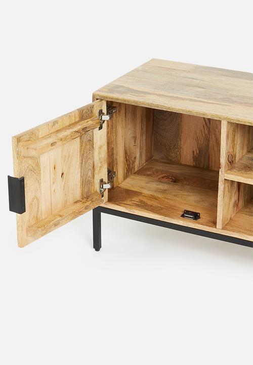 Sixth Floor - Mango tv unit - natural & black