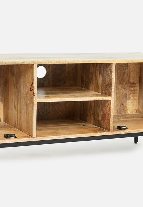 Sixth Floor - Mango tv unit - natural & black