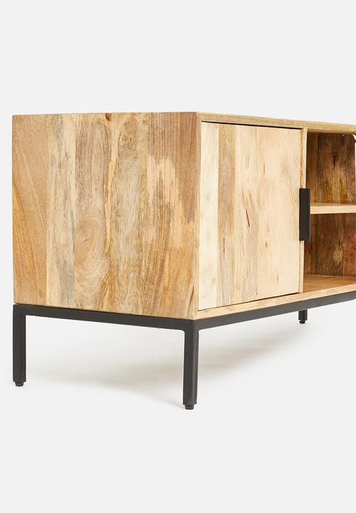 Sixth Floor - Mango tv unit - natural & black