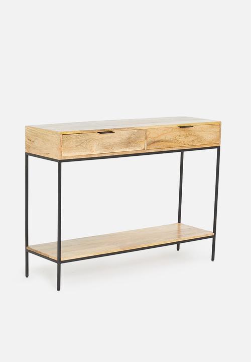 Sixth Floor - Mango console - natural and black