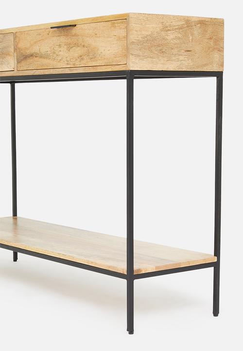 Sixth Floor - Mango console - natural and black