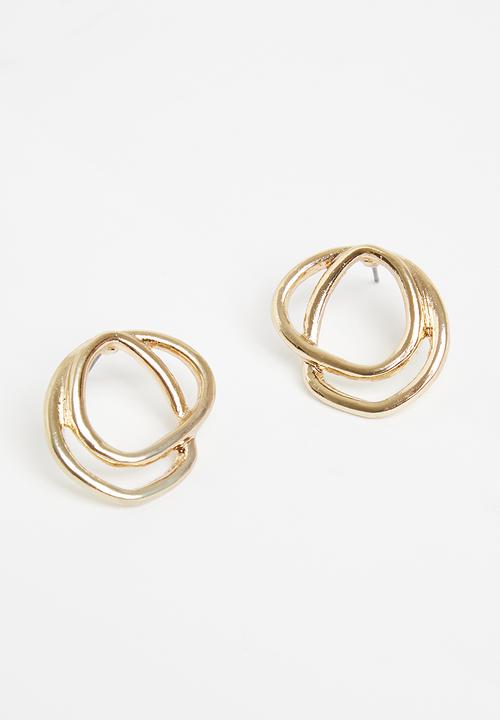 Superbalist - Jean hoop earrings - gold