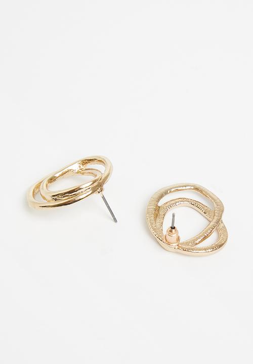 Superbalist - Jean hoop earrings - gold
