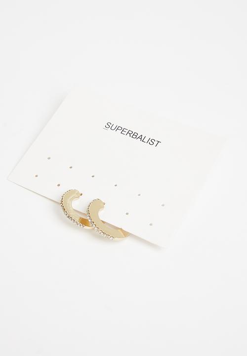 Superbalist - Ilhaam hoop earrings - gold