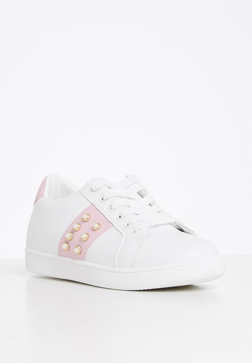 dailyfriday - Jamie pearl sneakers - white & pink