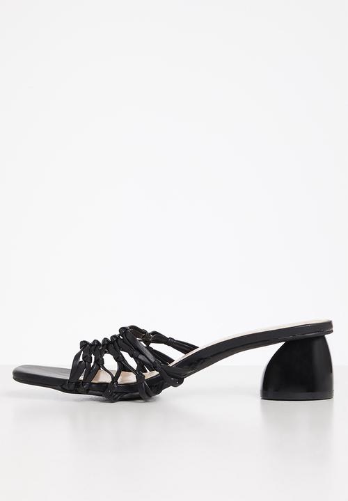 Butterfly Feet - Safia 1 mule block heel - black