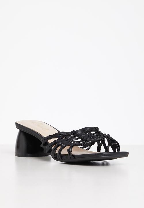 Butterfly Feet - Safia 1 mule block heel - black