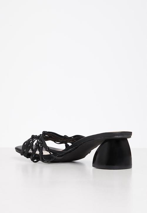 Butterfly Feet - Safia 1 mule block heel - black