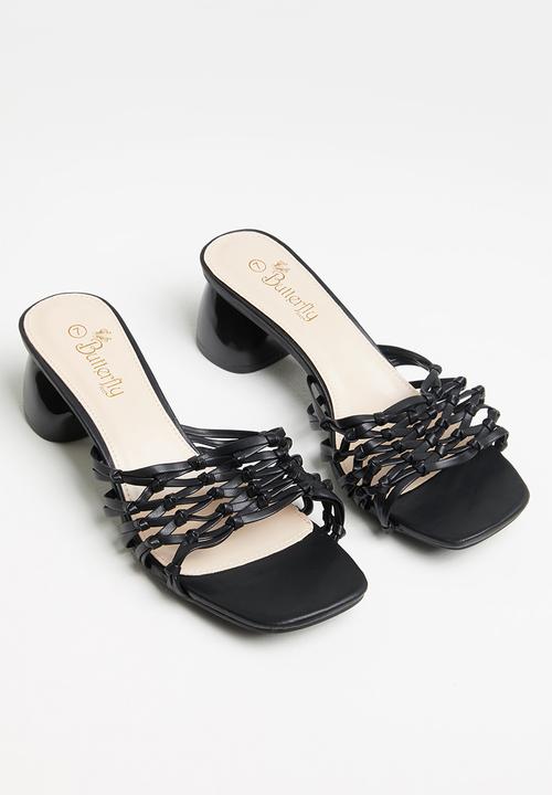 Butterfly Feet - Safia 1 mule block heel - black