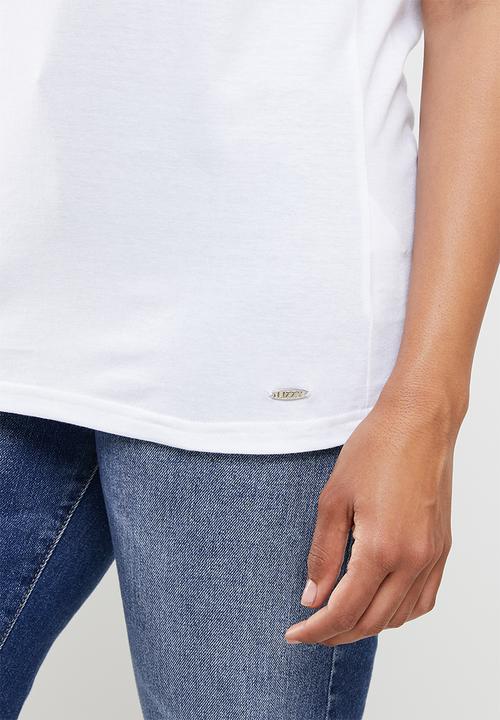 Lizzy - Airia short sleeve tee - white