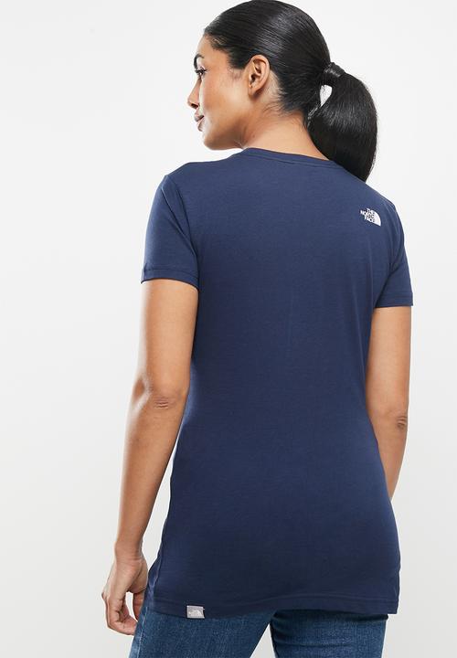 The North Face - W short sleeve simple dome tee - summit navy
