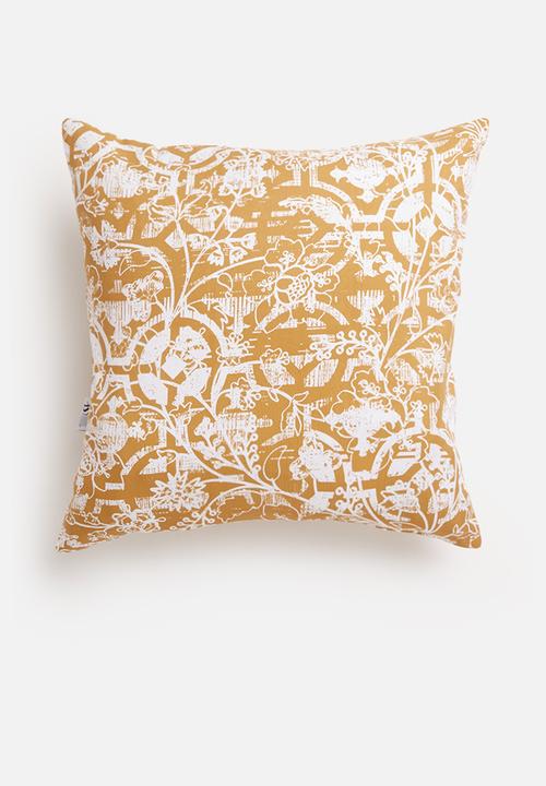 Sixth Floor - Elle cushion cover - mustard