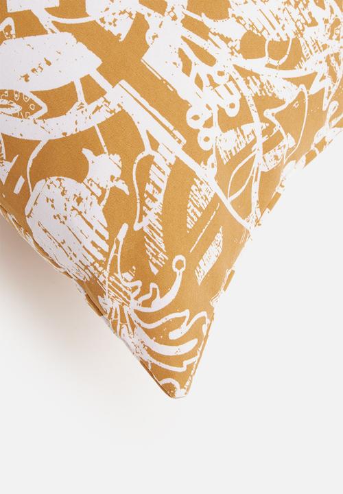 Sixth Floor - Elle cushion cover - mustard