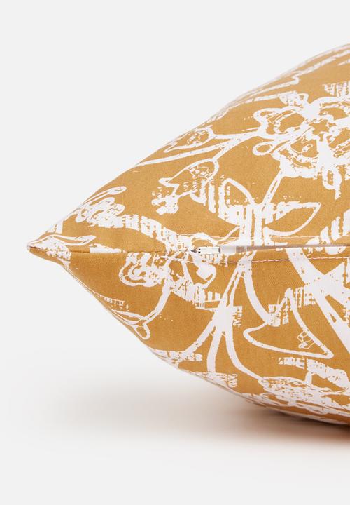 Sixth Floor - Elle cushion cover - mustard