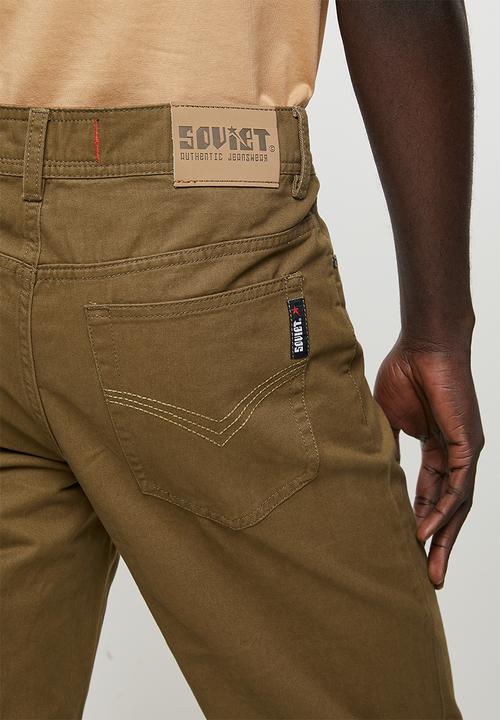 SOVIET - M Voyager 5 pocket chino - cinnamon