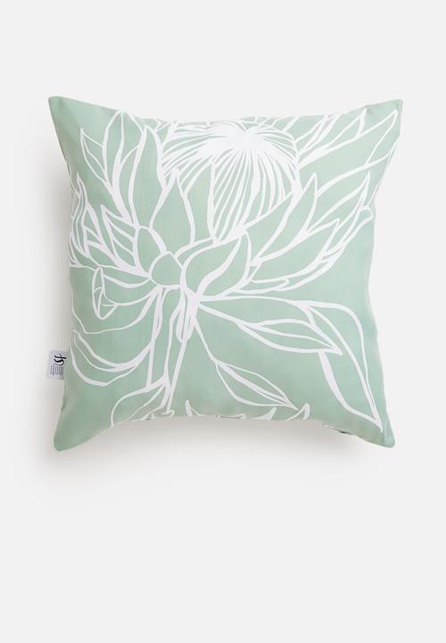 Sixth Floor - Thea cushion cover - smoke green