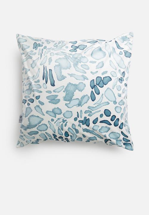 Sixth Floor - Lamella cushion cover - blue