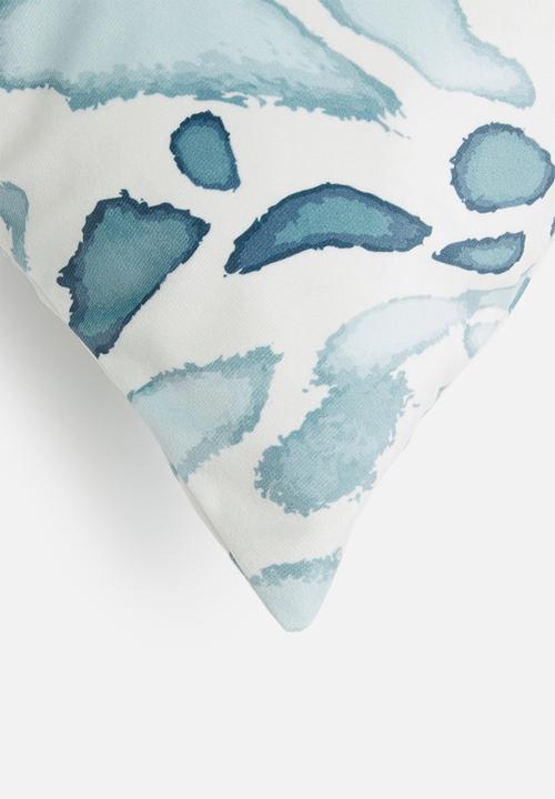 Sixth Floor - Lamella cushion cover - blue