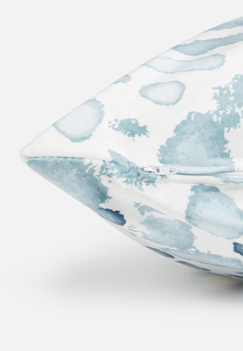 Sixth Floor - Lamella cushion cover - blue