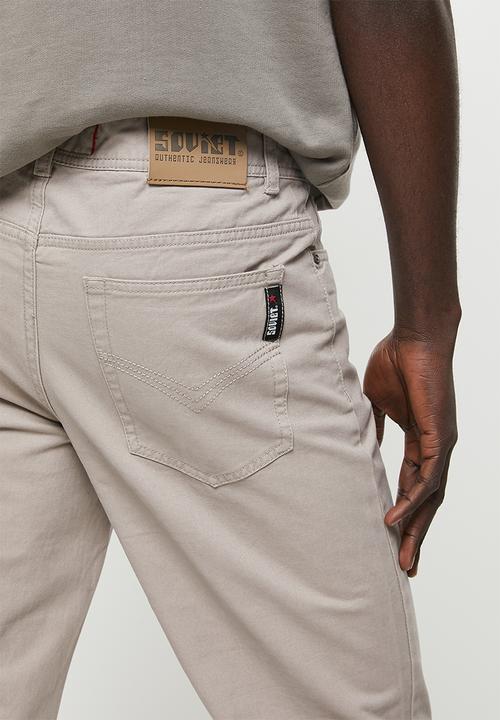 SOVIET - M Voyager 5 pocket chino - stone