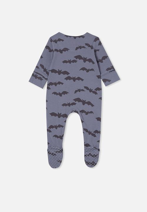 Cotton On - The long sleeve zip romper - grey 