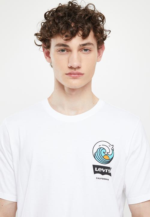 Levi’s® - Graphic short sleeve relaxed fit tee - white