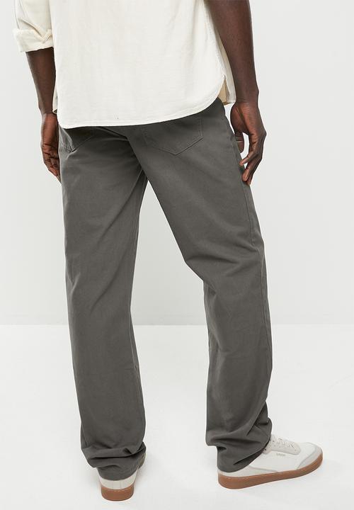 SOVIET - M Voyager 5 pocket chino - charcoal