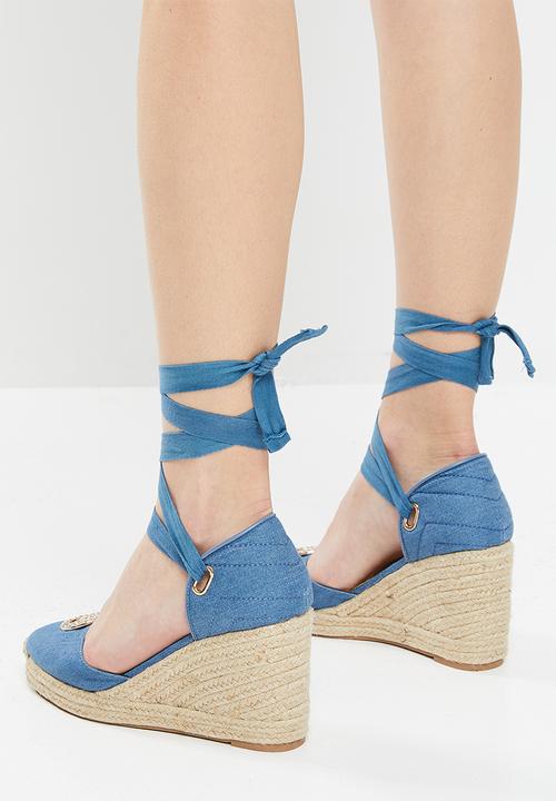 SISSY BOY - Wedge things heel - blue 