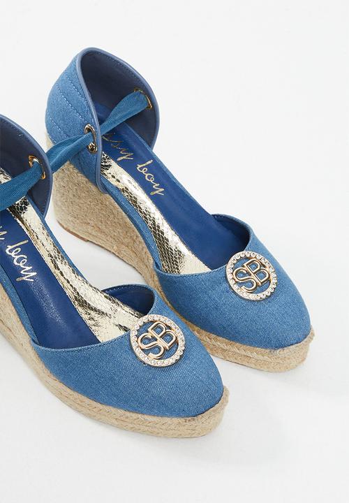 SISSY BOY - Wedge things heel - blue 