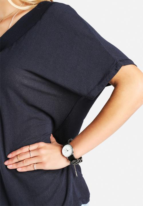 Vero Moda - Busy Rib V-Neck Top