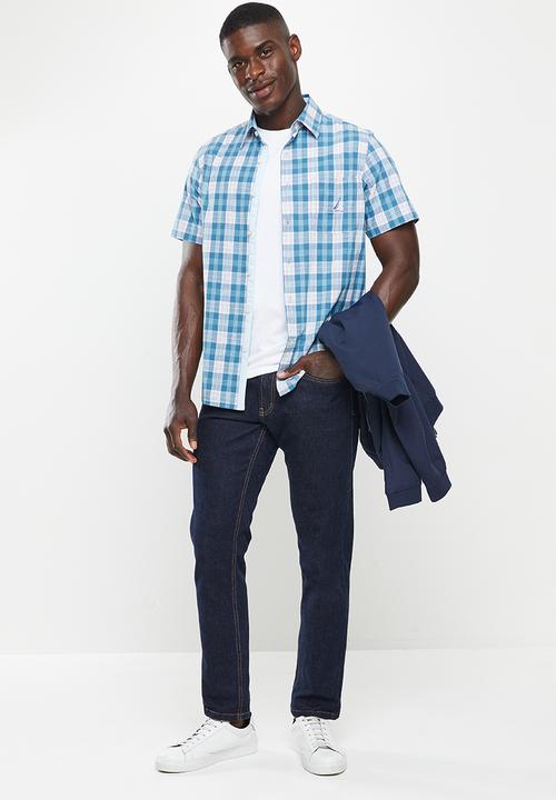 Nautica - Nautica short sleeve check shirt - undercurrent
