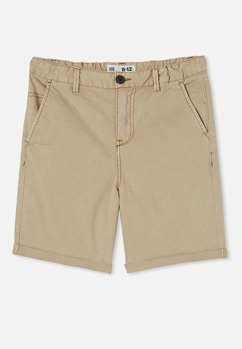 Cotton On - Wesley chino short - washed stone