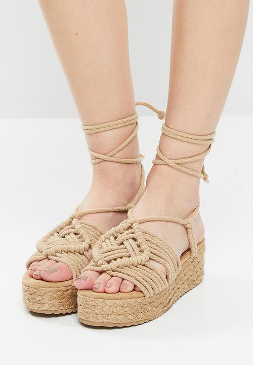 Madison® - Cherish flatform espadrille sandal - Neutral 