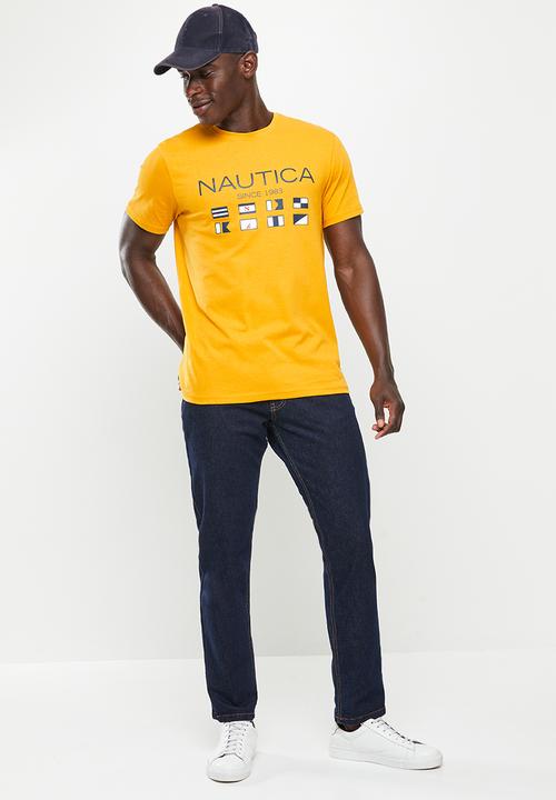 Nautica - Nautica logo short sleeve T-shirt - gold