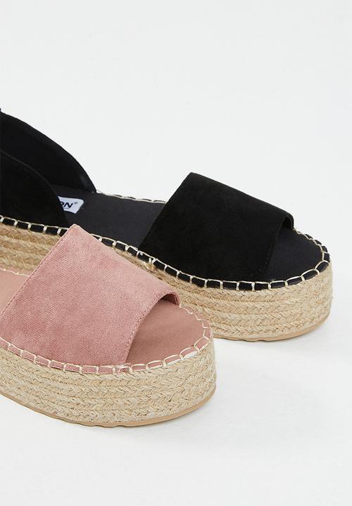 Madison® - Clarke flatform espadrille sandal - blush