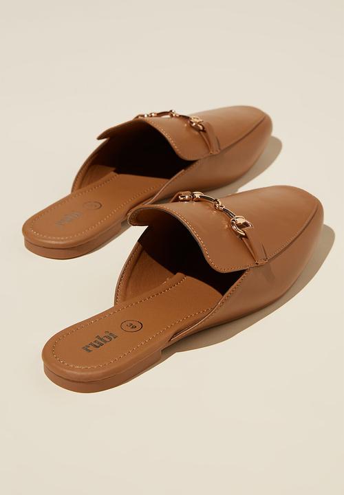Cotton On - Eva loafer mule - tan pu