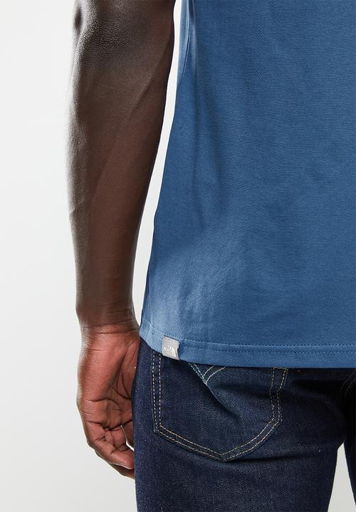 The North Face - M short sleeve redbox celebration tee - shady blue