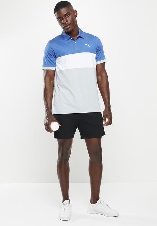 PUMA - Cloudspun highway golf  polo - bright cobalt & high rise