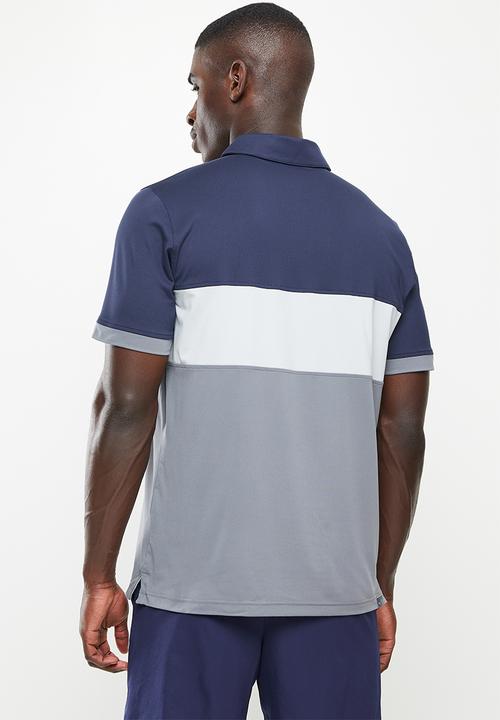PUMA - Cloudspun highway golf polo - navy  & quiet shade