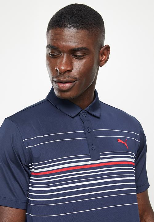 PUMA - Mattr canyongolf polo - navy  & ski patrol