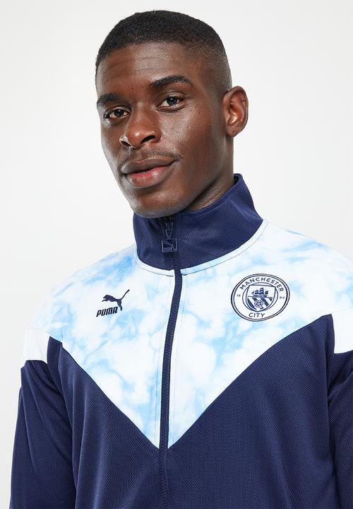 PUMA -  Manchester City iconic MCS track jacket - peacoat & puma white