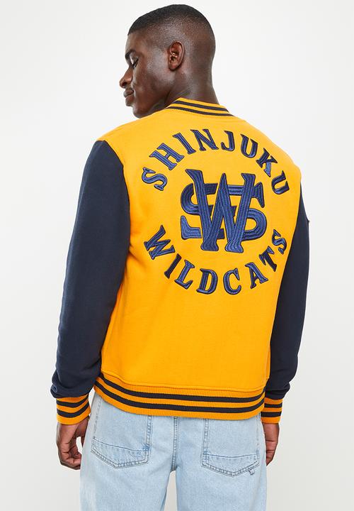 Superdry. - Vintage collegiate jrsy bomber - track gold
