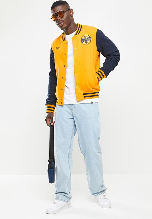 Superdry. - Vintage collegiate jrsy bomber - track gold