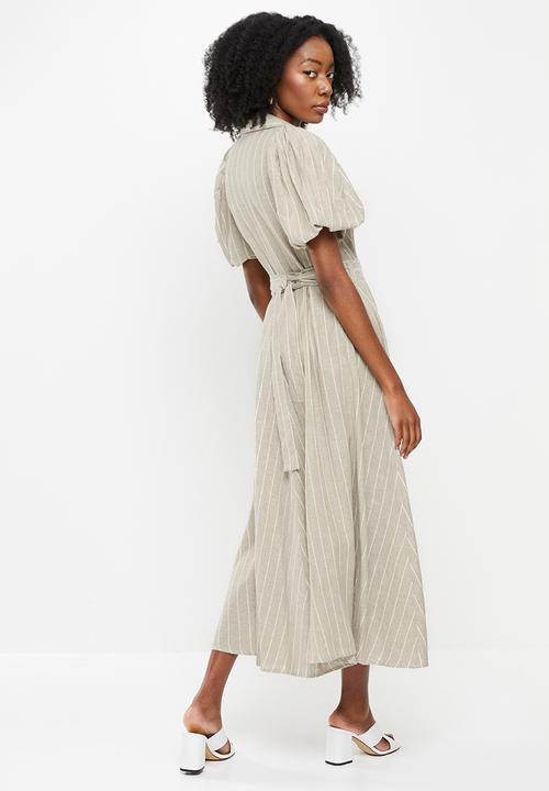 AMANDA LAIRD CHERRY - Essenwood dress -  sand & cream