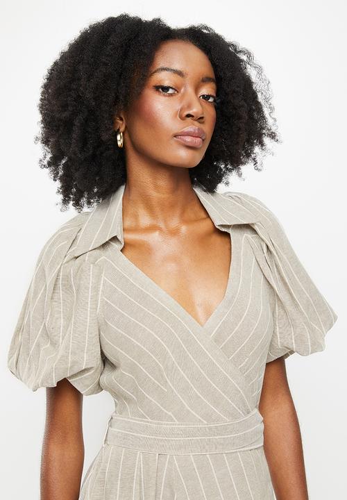 AMANDA LAIRD CHERRY - Essenwood dress -  sand & cream