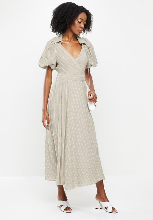 AMANDA LAIRD CHERRY - Essenwood dress -  sand & cream