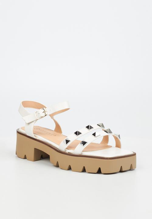 Rock & Co - Deviant 1 chunky lug sole sandal - white