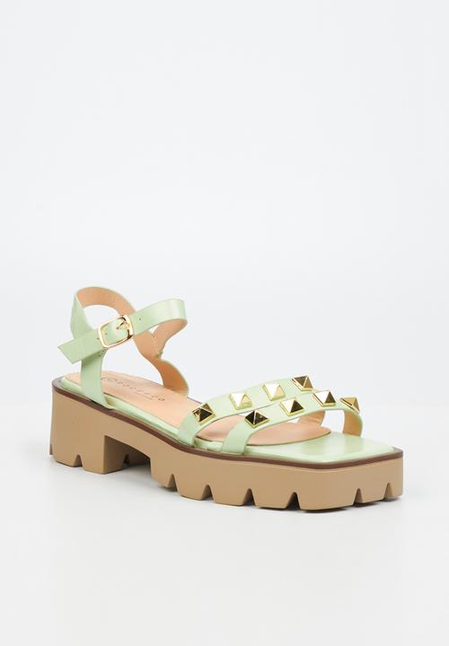 Rock & Co - Deviant 1 chunky lug sole sandal - mint