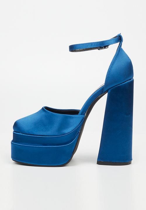 Rock & Co - Sachi 4 ankle tie platform heel - navy